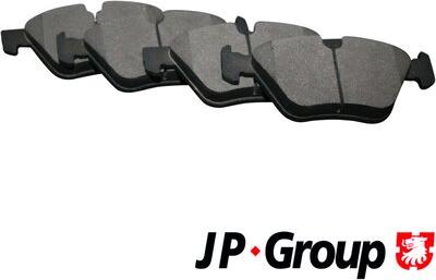 JP Group 1463601110 - Brake Pad Set, disc brake autospares.lv