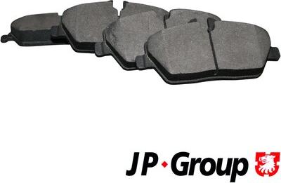 JP Group 1463601210 - Brake Pad Set, disc brake autospares.lv