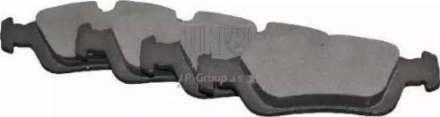 JP Group 1463602419 - Brake Pad Set, disc brake autospares.lv