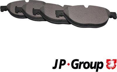 JP Group 1463602810 - Brake Pad Set, disc brake autospares.lv