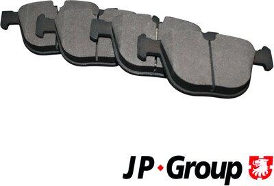 JP Group 1463700710 - Brake Pad Set, disc brake autospares.lv