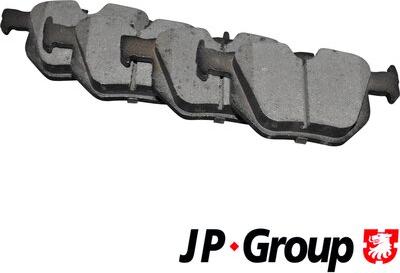 JP Group 1463701910 - Brake Pad Set, disc brake autospares.lv