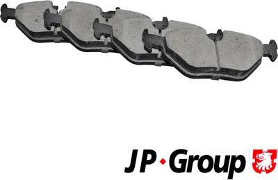 JP Group 1463701410 - Brake Pad Set, disc brake autospares.lv