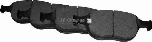 JP Group 1563604310 - Brake Pad Set, disc brake autospares.lv