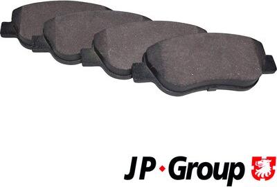 JP Group 1563604210 - Brake Pad Set, disc brake autospares.lv