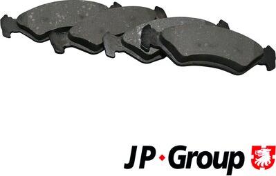 JP Group 1563601510 - Brake Pad Set, disc brake autospares.lv