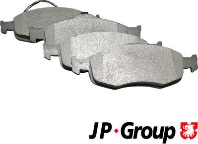 JP Group 1563601210 - Brake Pad Set, disc brake autospares.lv