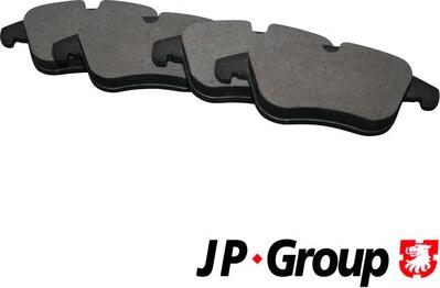 JP Group 1563601710 - Brake Pad Set, disc brake autospares.lv