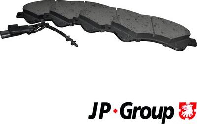 JP Group 1563603310 - Brake Pad Set, disc brake autospares.lv