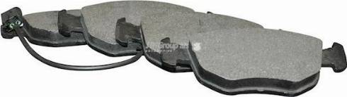 JP Group 1563602110 - Brake Pad Set, disc brake autospares.lv