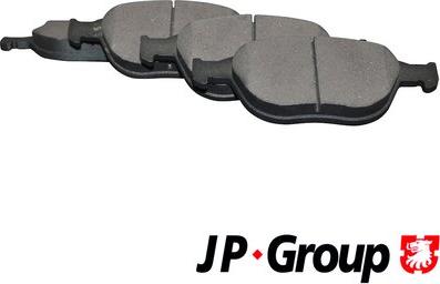 JP Group 1563602310 - Brake Pad Set, disc brake autospares.lv