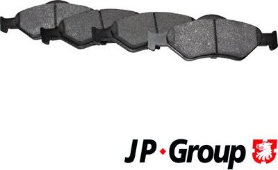JP Group 1563602210 - Brake Pad Set, disc brake autospares.lv
