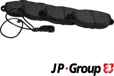 JP Group 1563602710 - Brake Pad Set, disc brake autospares.lv