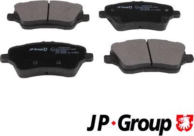 JP Group 1563607510 - Brake Pad Set, disc brake autospares.lv