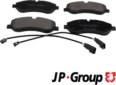 JP Group 1563607710 - Brake Pad Set, disc brake autospares.lv