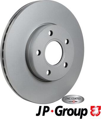 JP Group 1563104800 - Brake Disc autospares.lv