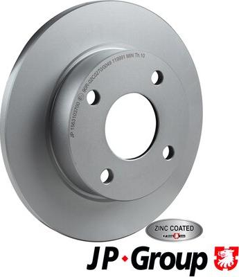 JP Group 1563103700 - Brake Disc autospares.lv