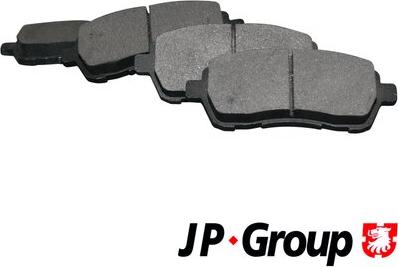 JP Group 1563700610 - Brake Pad Set, disc brake autospares.lv