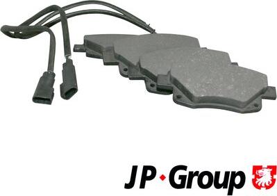 JP Group 1563700110 - Brake Pad Set, disc brake autospares.lv