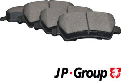 JP Group 1563700810 - Brake Pad Set, disc brake autospares.lv
