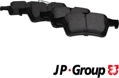 JP Group 1563701510 - Brake Pad Set, disc brake autospares.lv