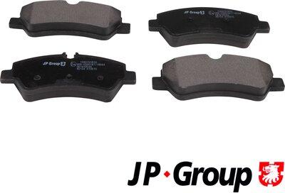 JP Group 1563701810 - Brake Pad Set, disc brake autospares.lv