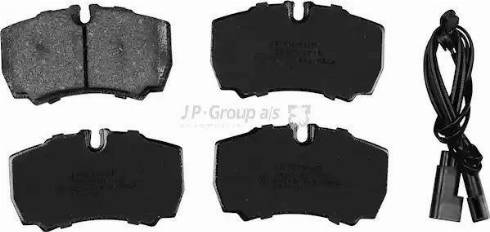 JP Group 1563701710 - Brake Pad Set, disc brake autospares.lv