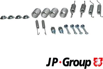 JP Group 1164001410 - Accessory Kit, brake shoes autospares.lv