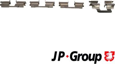 JP Group 1163651010 - Accessory Kit for disc brake Pads autospares.lv