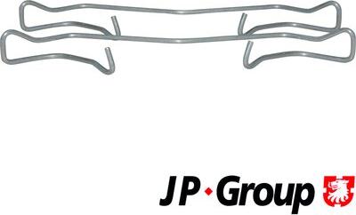 JP Group 1163651210 - Accessory Kit for disc brake Pads autospares.lv