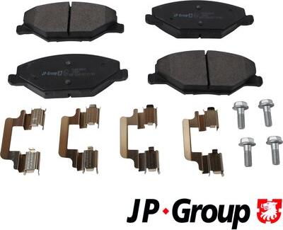 JP Group 1163609910 - Brake Pad Set, disc brake autospares.lv