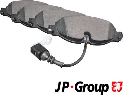 JP Group 1163609510 - Brake Pad Set, disc brake autospares.lv