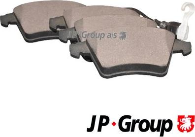 JP Group 1163604010 - Brake Pad Set, disc brake autospares.lv