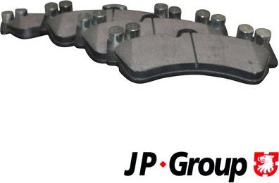 JP Group 1163604110 - Brake Pad Set, disc brake autospares.lv
