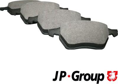 JP Group 1163604810 - Brake Pad Set, disc brake autospares.lv
