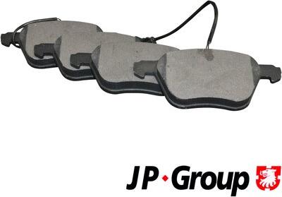 JP Group 1163604310 - Brake Pad Set, disc brake autospares.lv