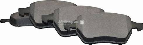 JP Group 1163604210 - Brake Pad Set, disc brake autospares.lv