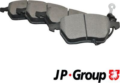 JP Group 1163605210 - Brake Pad Set, disc brake autospares.lv