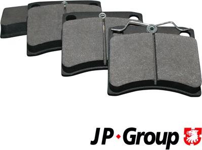 JP Group 1163606610 - Brake Pad Set, disc brake autospares.lv