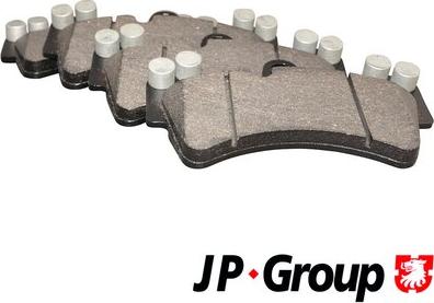 JP Group 1163606710 - Brake Pad Set, disc brake autospares.lv