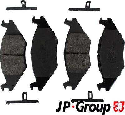 JP Group 1163600110 - Brake Pad Set, disc brake autospares.lv