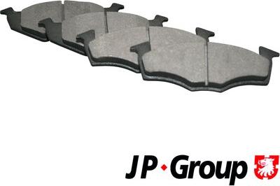 JP Group 1163600810 - Brake Pad Set, disc brake autospares.lv