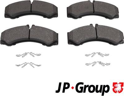 JP Group 1163601610 - Brake Pad Set, disc brake autospares.lv