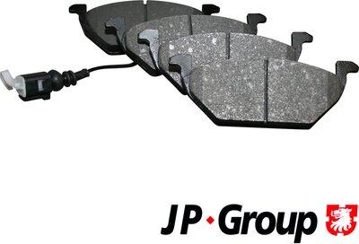 JP Group 1163601010 - Brake Pad Set, disc brake autospares.lv