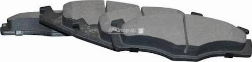 JP Group 1163608810 - Brake Pad Set, disc brake autospares.lv