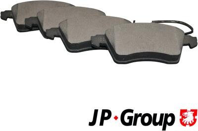 JP Group 1163603910 - Brake Pad Set, disc brake autospares.lv