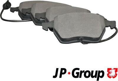 JP Group 1163602410 - Brake Pad Set, disc brake autospares.lv