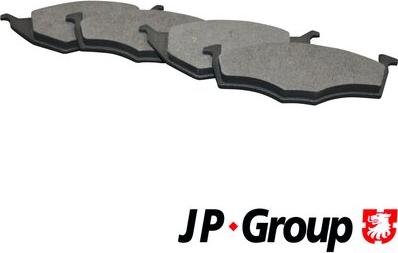 JP Group 1163602810 - Brake Pad Set, disc brake autospares.lv