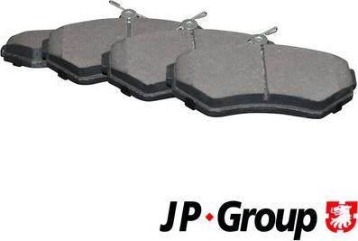 JP Group 1163602210 - Brake Pad Set, disc brake autospares.lv