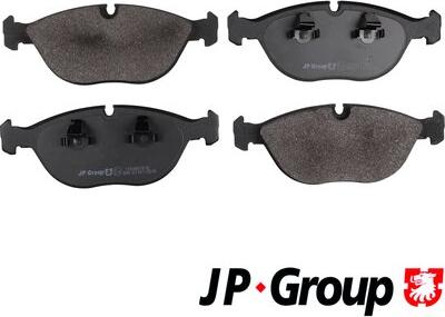 JP Group 1163607410 - Brake Pad Set, disc brake autospares.lv